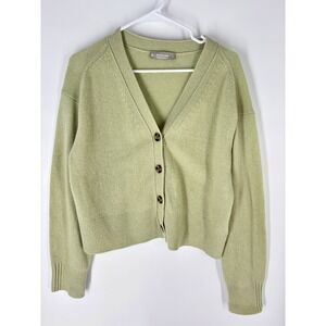 Everlane Womens The Cashmere Cardigan Sz M Lightweight Soft Capsule Quiet Luxury